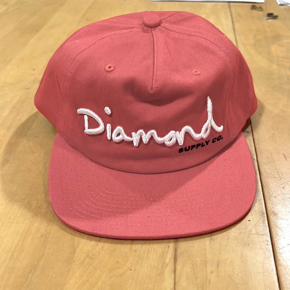 Red Diamond Supply faded SnapBack